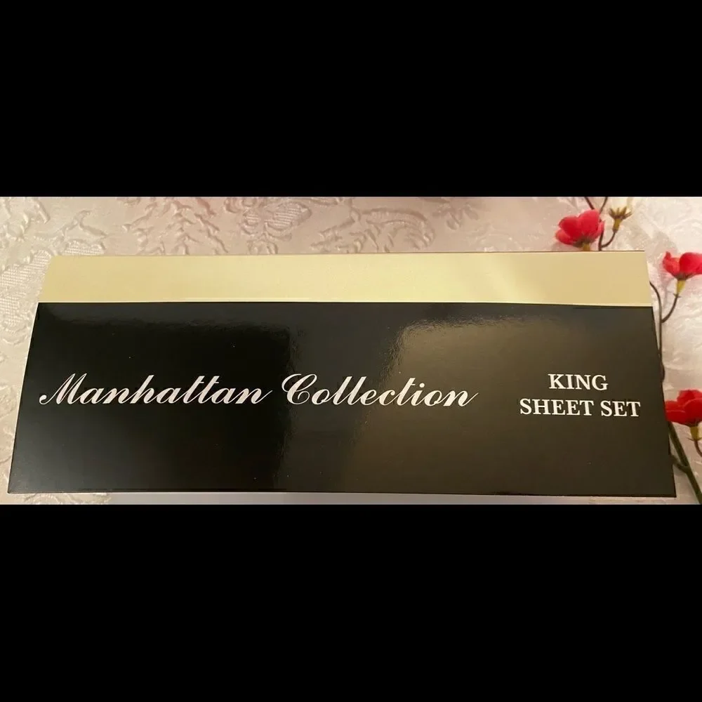 💥Manhattan Collection King  Sheet Set warm Extra Soft